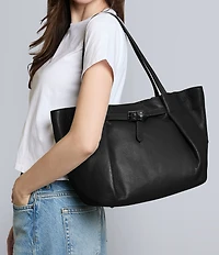 AIMEE Houston Belt Buckle Fan Tote Bag