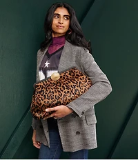 Aimee Kestenberg Leopard Full Circle XL Clutch