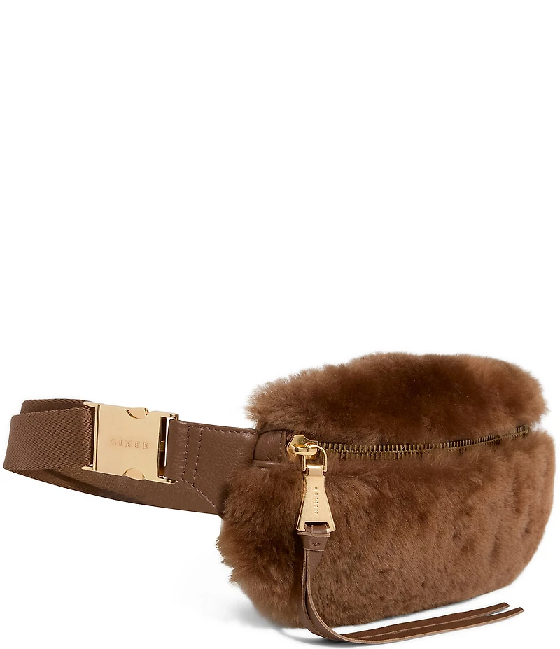 AIMEE Milan Faux Fur Bum Belt Bag