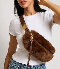 AIMEE Milan Faux Fur Bum Belt Bag