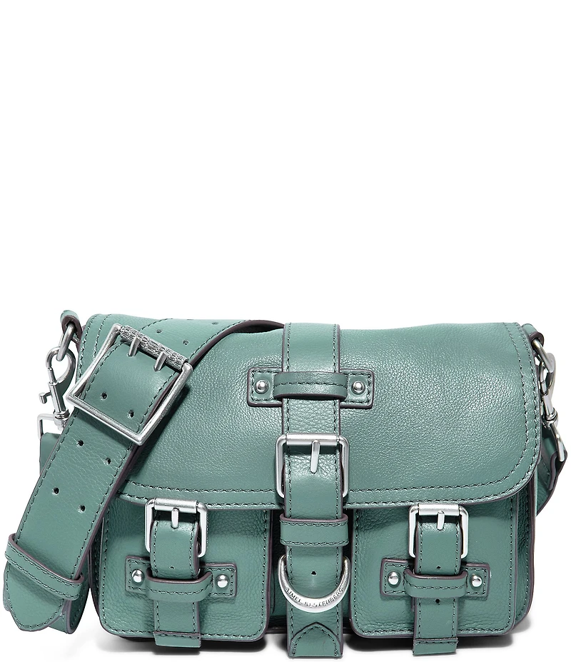 AIMEE Saddle Up Leather Belt Detail Crossbody Bag