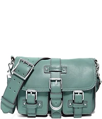 AIMEE Saddle Up Leather Belt Detail Crossbody Bag