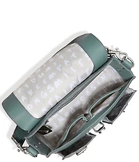 AIMEE Saddle Up Leather Belt Detail Crossbody Bag