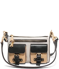 AIMEE Mini Saddle Up Colorblock Cargo Convertible Crossbody Bag
