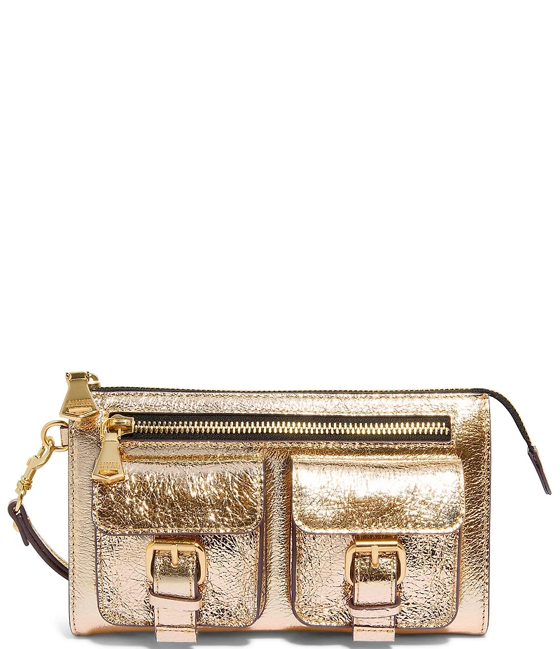 AIMEE Saddle Up Metallic Cargo Wristlet