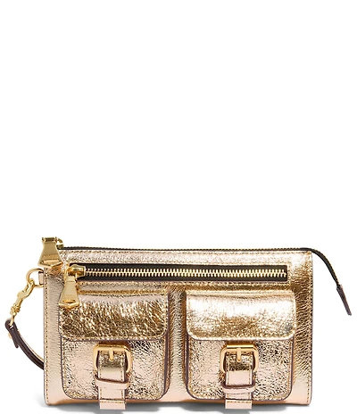 AIMEE Saddle Up Metallic Cargo Wristlet