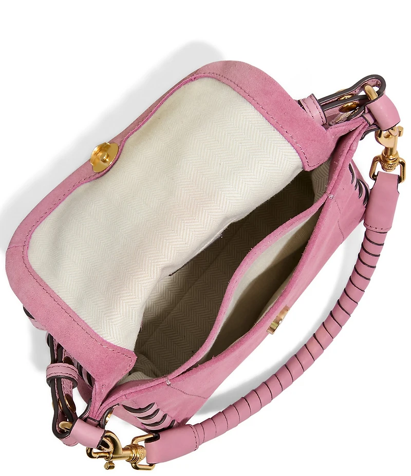 AIMEE Zen Suede Mini Crossbody Bag