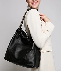AIMEE Lennon Large Hobo Shoulder Bag