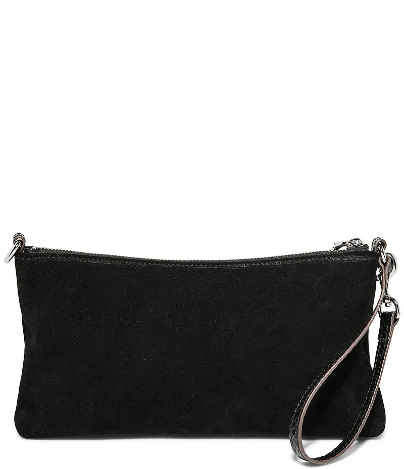 AIMEE Onyx Hour Jeweled Tassle Convertible Wristlet Shoulder Bag