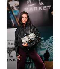 AIMEE Rebel Snake Print Crossbody Bag
