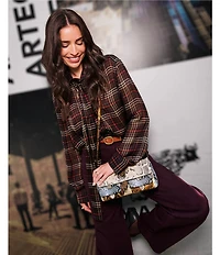 AIMEE Rebel Snake Print Crossbody Bag