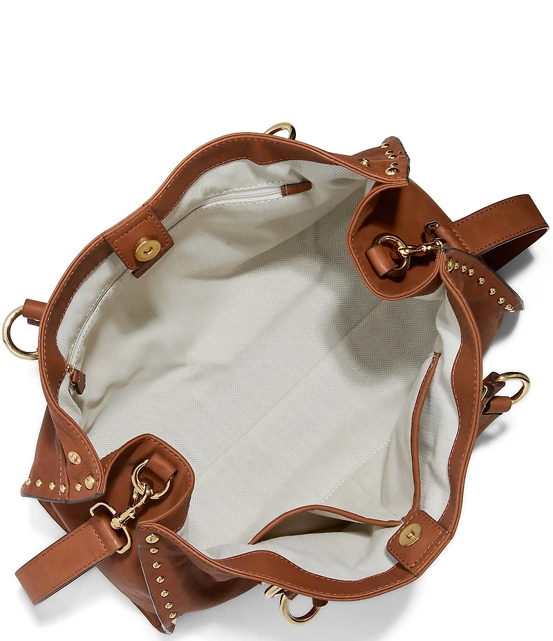 AIMEE Rodeo Large Leather Satchel Bag