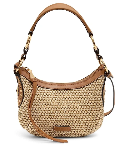 AIMEE Roma Mini Raffia Crossbody Bag