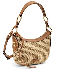 AIMEE Roma Mini Raffia Crossbody Bag