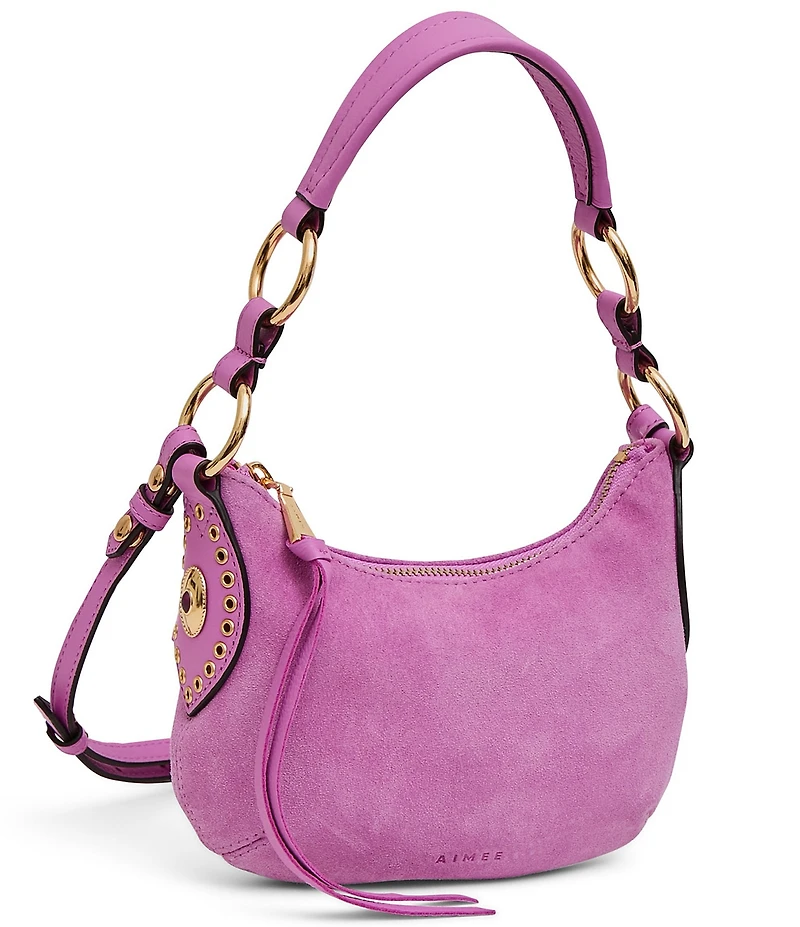 AIMEE Roma Mini Suede Crossbody Bag