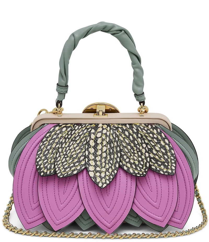 AIMEE The Petal Top Handle Novelty Convertible Clutch