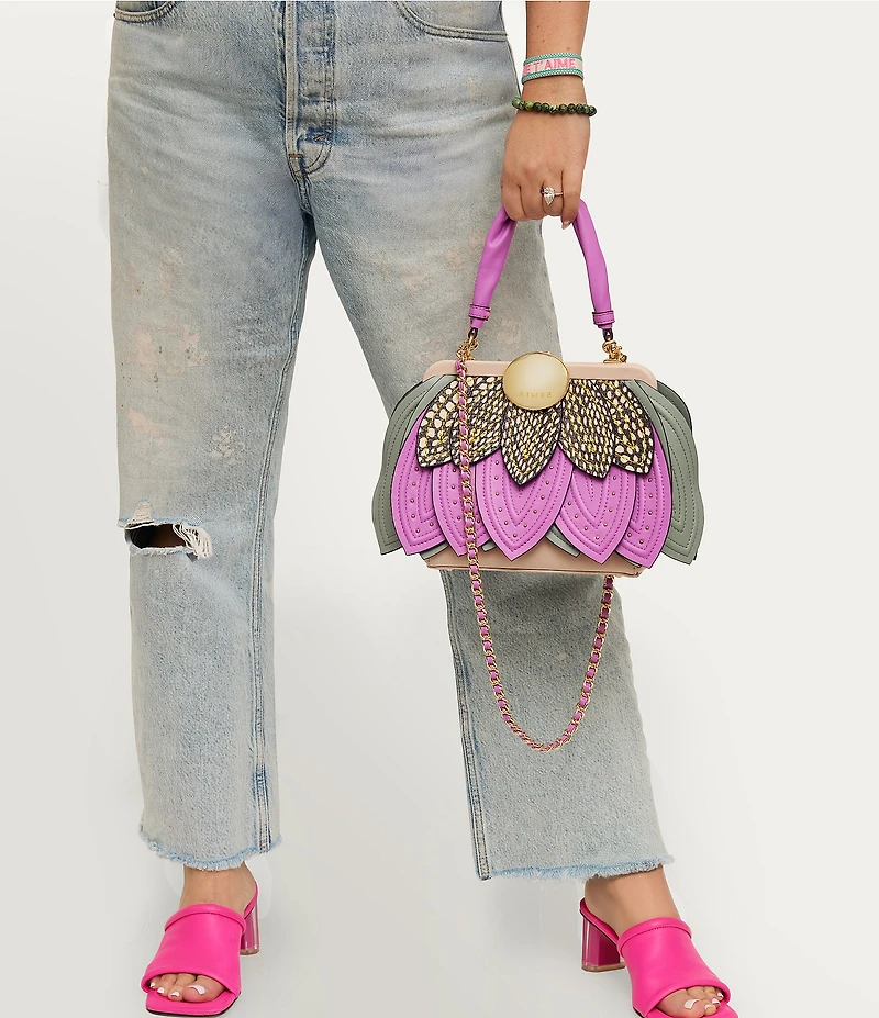 AIMEE The Petal Top Handle Novelty Convertible Clutch
