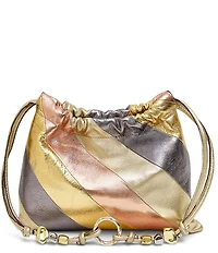 AIMEE Tie Breaker Noveltyn Drawstring Shoulder Bag