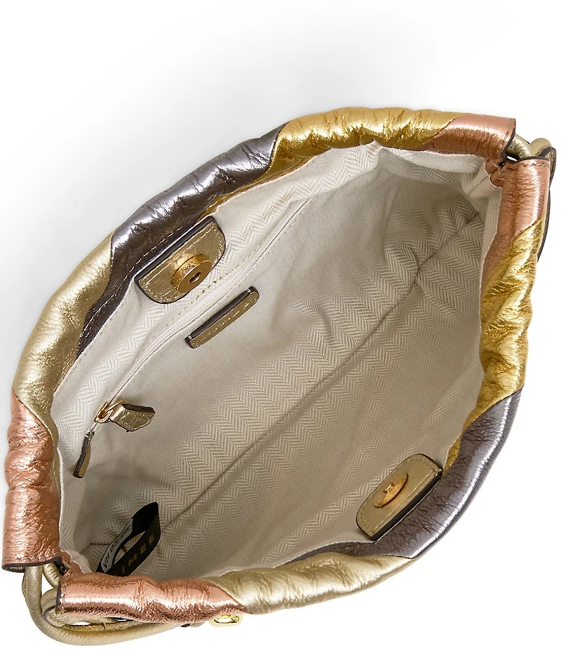 AIMEE Tie Breaker Noveltyn Drawstring Shoulder Bag