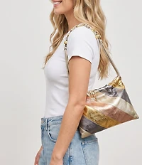 AIMEE Tie Breaker Noveltyn Drawstring Shoulder Bag