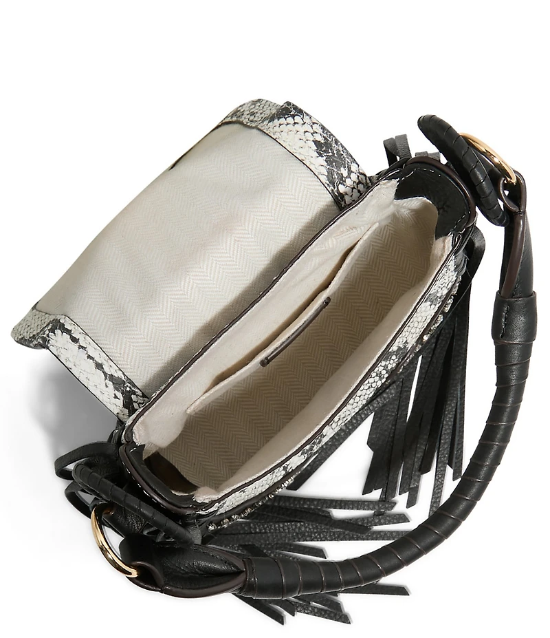AIMEE Willow Mini Fringe Chain Crossbody Bag