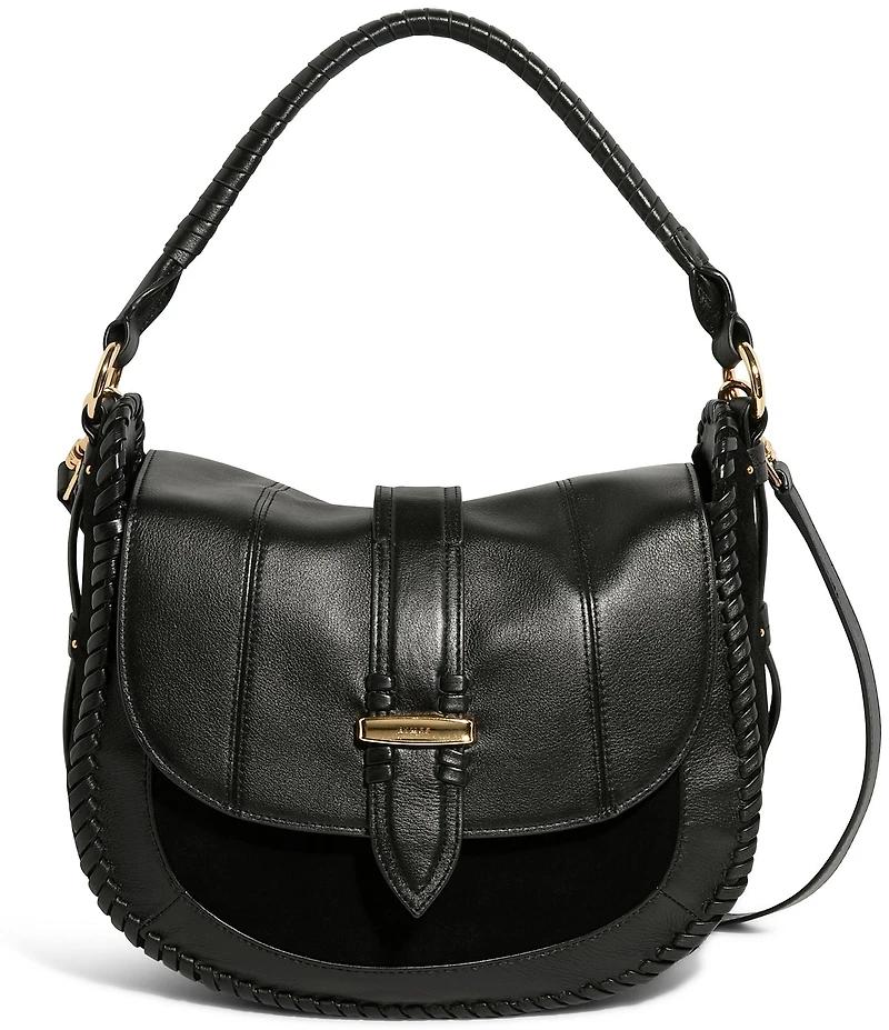 AIMEE Willow Western Suede Convertible Shoulder Bag