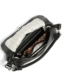 Aimee Zen Leather Foldover Convertible Crossbody Bag