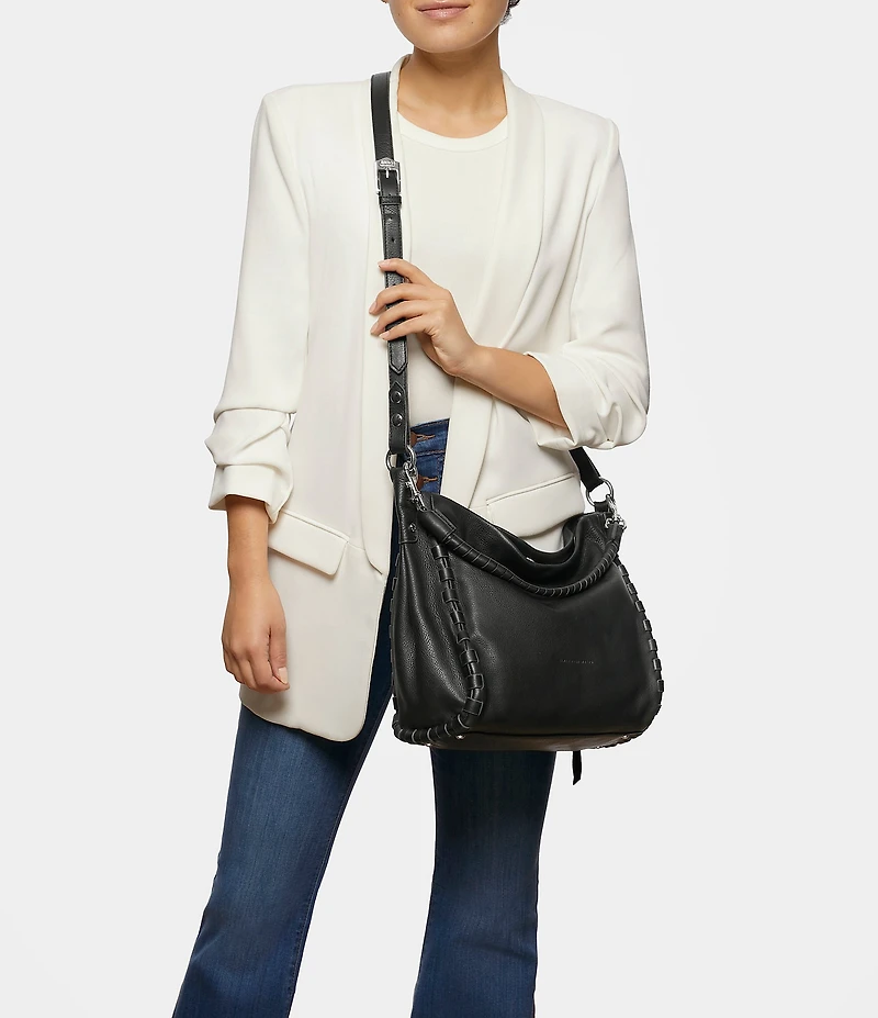 AIMEE Zen Leather Hobo Bag