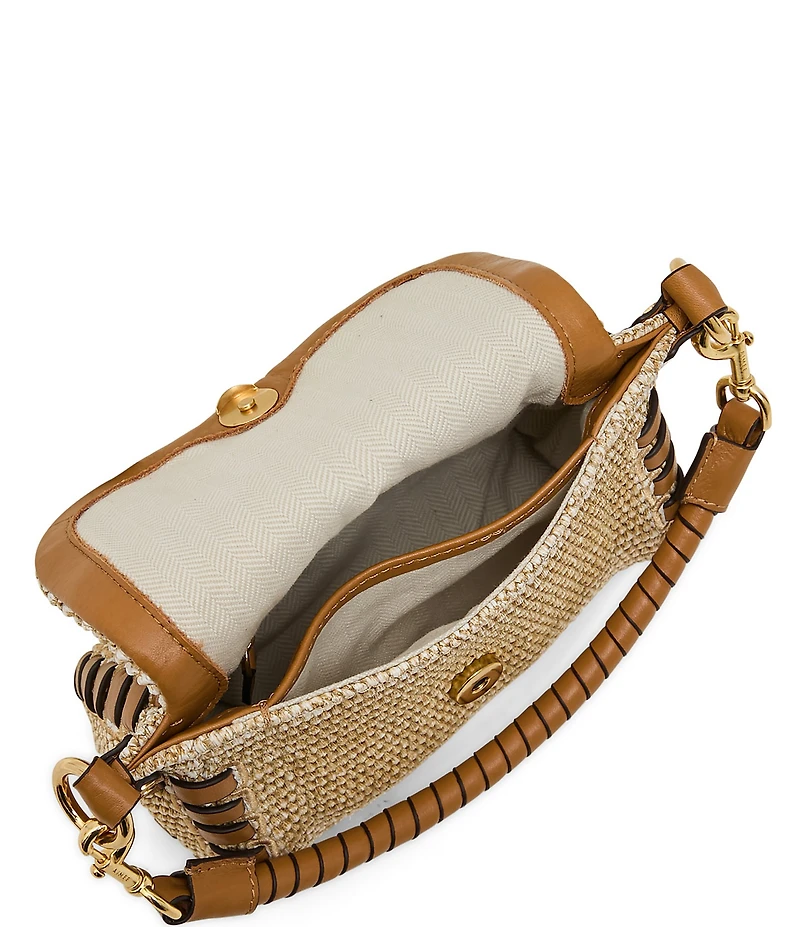 AIMEE Zen Raffia Mini Crossbody Bag