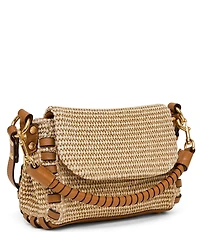 AIMEE Zen Raffia Mini Crossbody Bag
