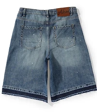 AKOO Montgomery 5-Pocket Denim Shorts