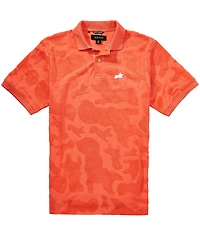AKOO Connect Jacquard Short Sleeve Standard Fit Polo Shirt