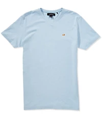 AKOO V-Neck Short Sleeve Knit Out Fox T-Shirt