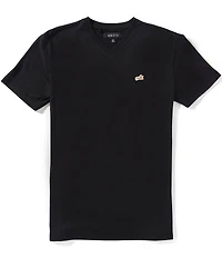 AKOO Fox V-Neck Short Sleeve Knit Out T-Shirt