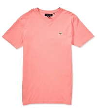 AKOO V-Neck Short Sleeve Knit Out Fox T-Shirt