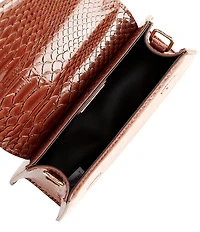 ALDO Aellax Small Snake Print Top Handle Satchel Bag