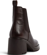 ALDO Anneliese Leather Chelsea Block Heel Booties