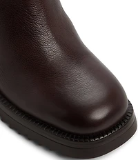 ALDO Anneliese Leather Chelsea Block Heel Booties