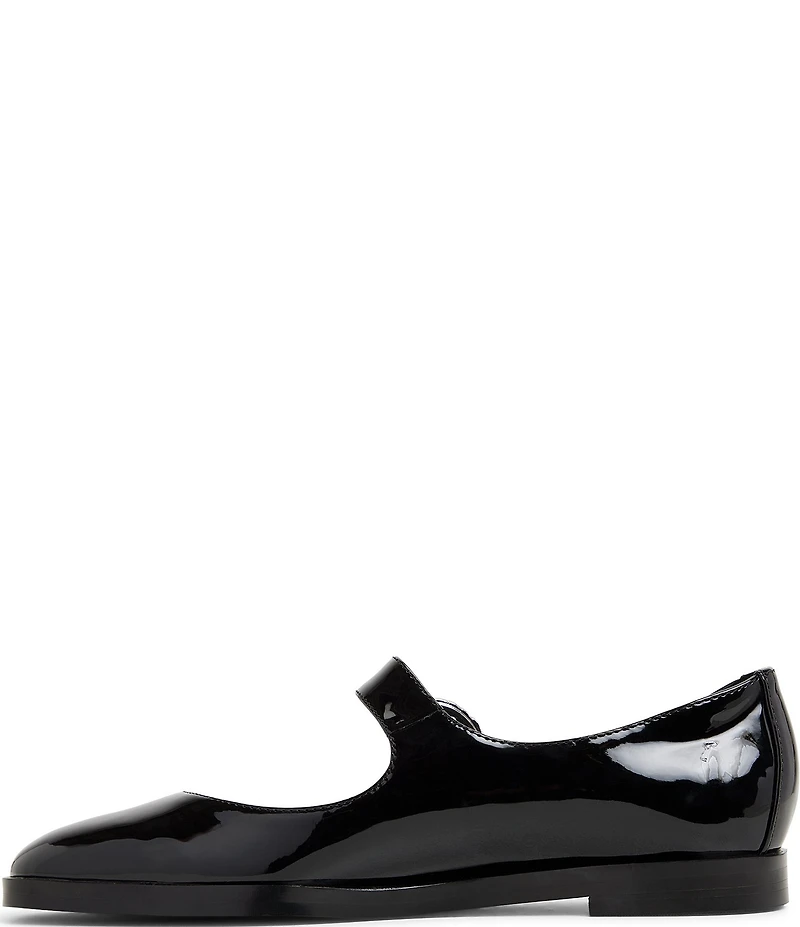 ALDO Arabbella Patent Embellished Buckle Ornament Mary Jane Flats
