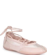 ALDO Arabelia Metallic Ankle Wrap Sneakerinas