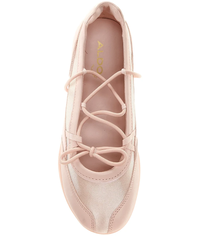 ALDO Arabelia Metallic Ankle Wrap Sneakerinas