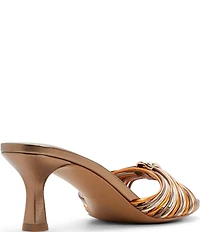 ALDO Arianne Metallic Strappy Square Toe Dress Sandals