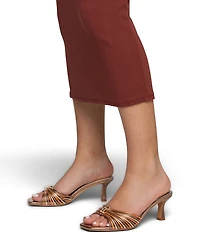 ALDO Arianne Metallic Strappy Square Toe Dress Sandals