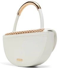 ALDO Arinella Rattan Contrast Trim Bag