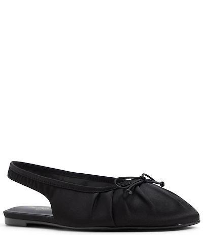 ALDO Arlet Pleated Slingback Ballet Bow Flats