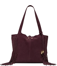 ALDO Arrow Large Suede Fringe Slouchy Tote Bag