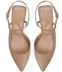 ALDO Axelle Leather Slingback Pumps