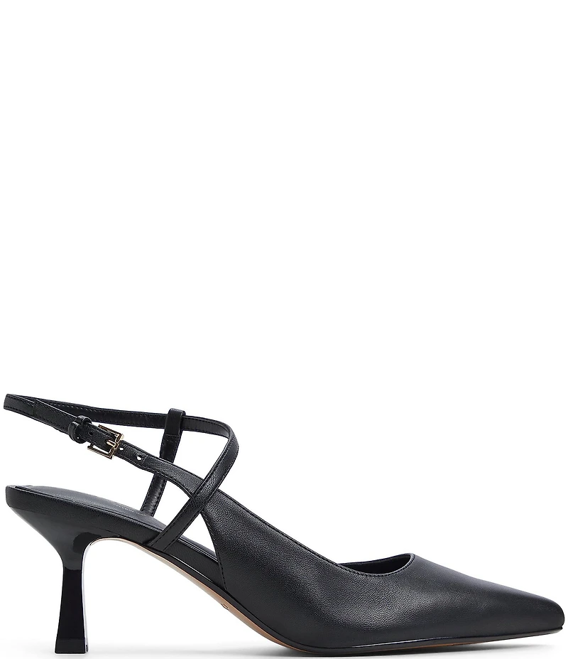ALDO Axelle Leather Slingback Pumps