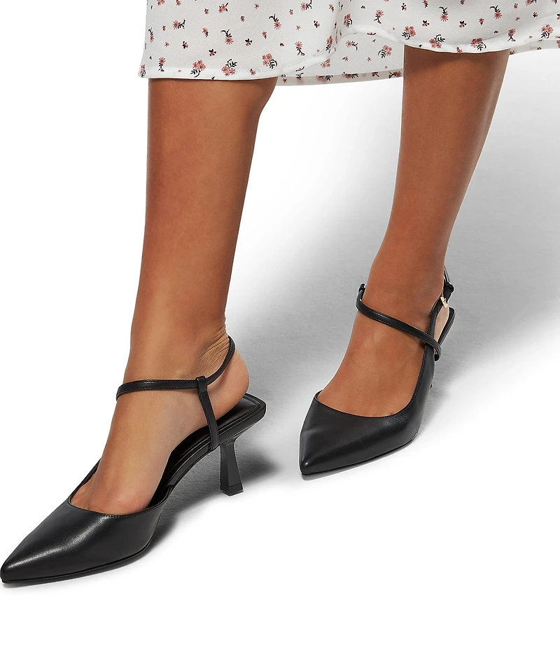 ALDO Axelle Leather Slingback Pumps