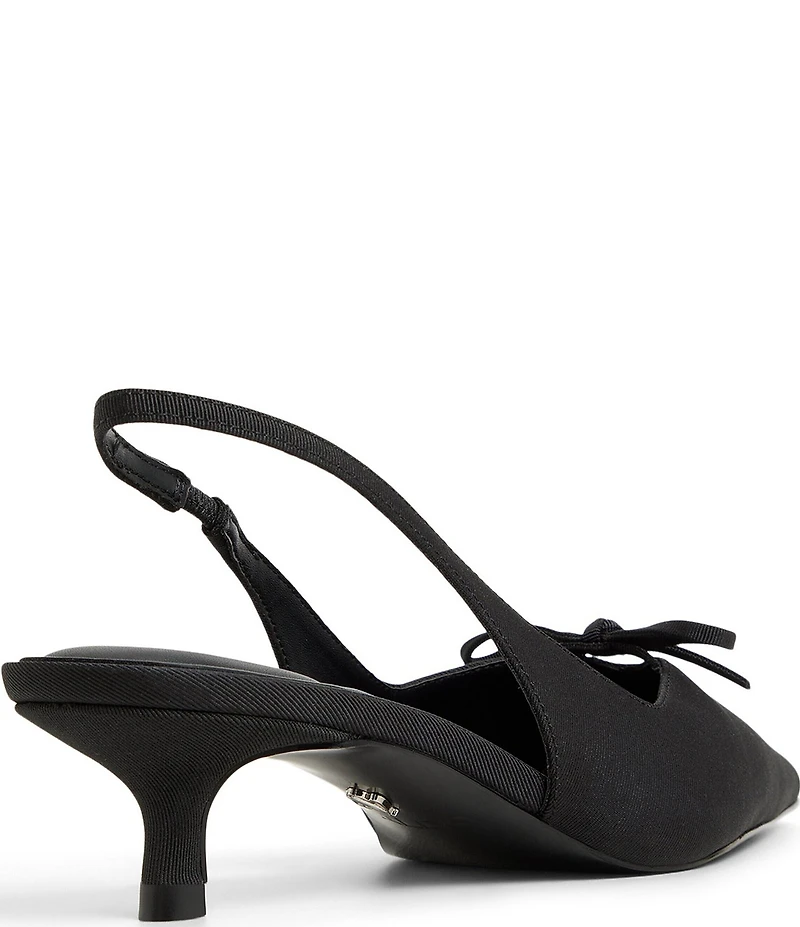 ALDO Azizza Slingback Kitten Heel Bow Pumps